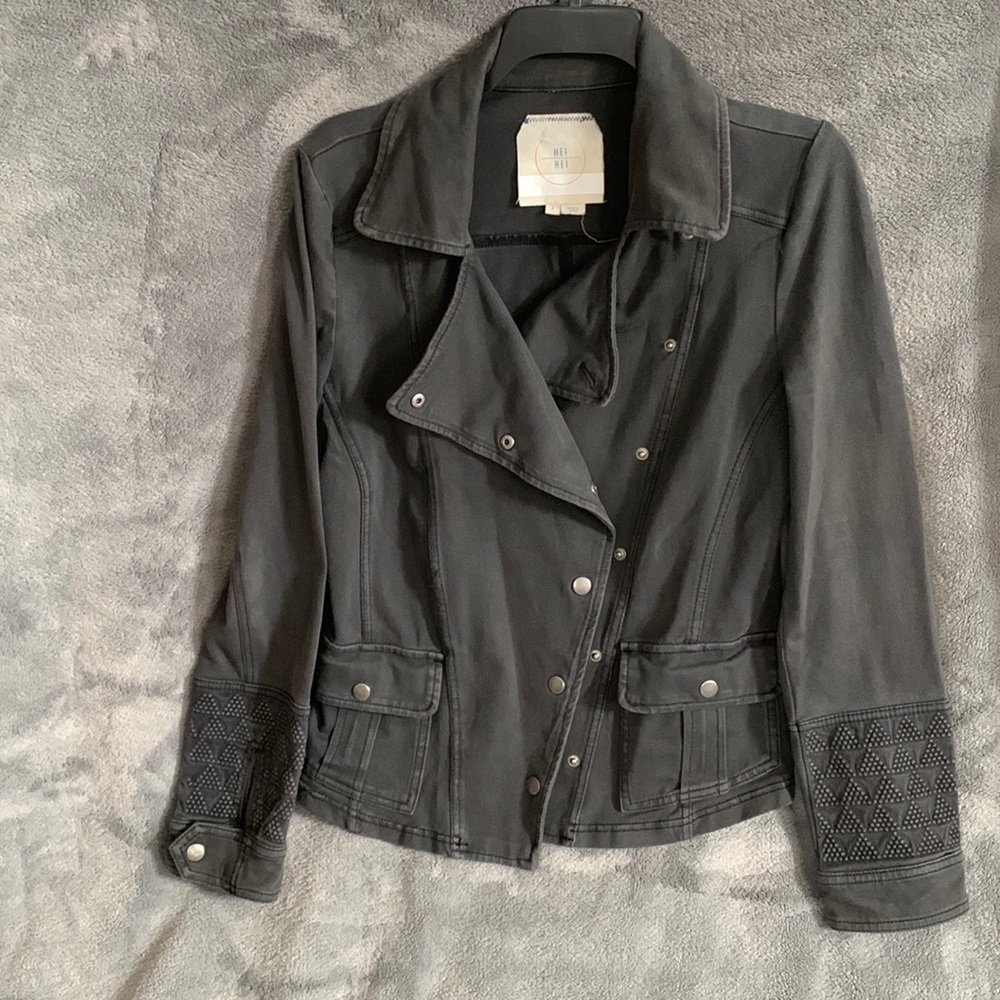 Hei Hei Jacket (Anthropologie) Dark Gray Jacket Small